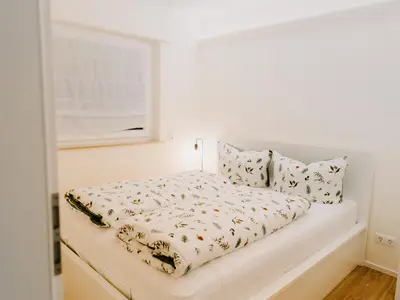 Das kleinere Schlafzimmer