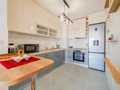 Küche und Essbereich