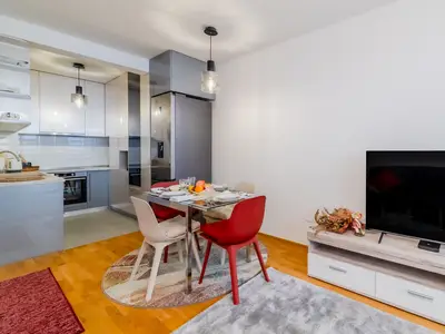 Küche und Essbereich