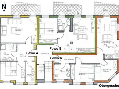 Appartement für 3 Personen (46 m²) in Zinnowitz 9/10