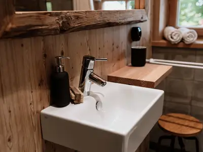 Haslauer Hütte Waschbecken