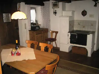 Wohn- und Essbereich im Knappen Kaser