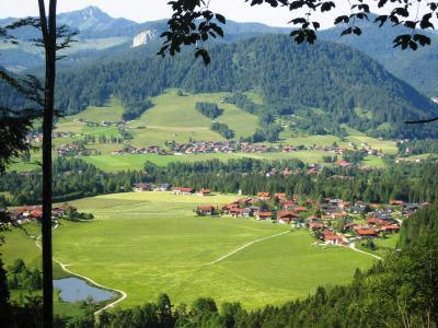 Blick auf den Ort Blindau