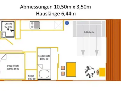 Boot für 6 Personen (40 m²) in Anklam 5/10