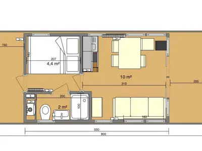 Boot für 2 Personen (30 m²) in Heiligenhafen 9/10