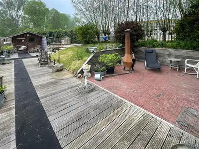 outside