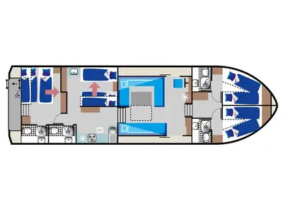 Boot für 12 Personen (66 m²) in Rechlin 10/10