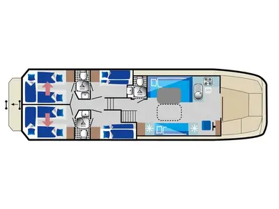 Boot für 12 Personen (63 m²) in Rechlin 9/9