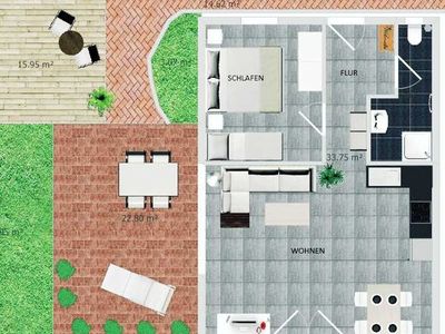 Bungalow für 5 Personen (55 m²) in Admannshagen-Bargeshagen 9/10