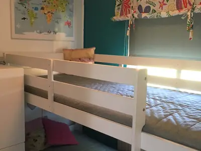 Schlafbereich mit Hochbett