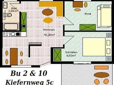 Bungalow für 5 Personen (40 m²) in Zinnowitz 5/10