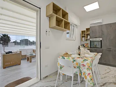 Küche und Essbereich