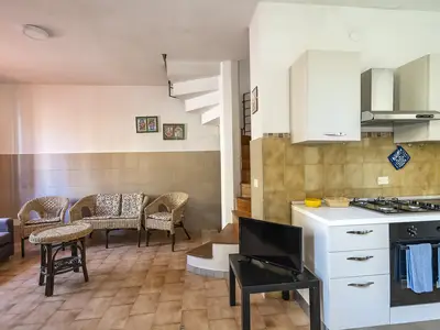 Küche und Essbereich