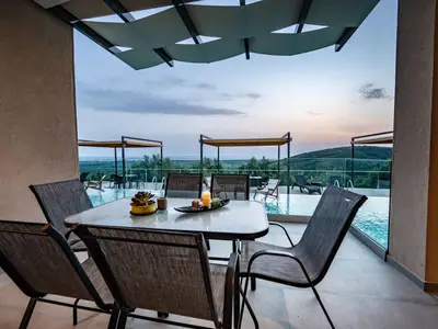 Außenbereich mit herrlicher Aussicht