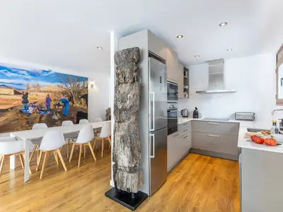 Küche und Essbereich