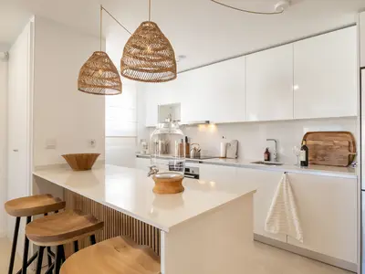 Küche und Essbereich