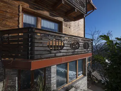 Balkon vom Wohnzimmer aus