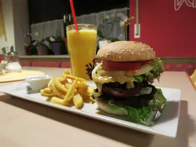 Veganer Burger