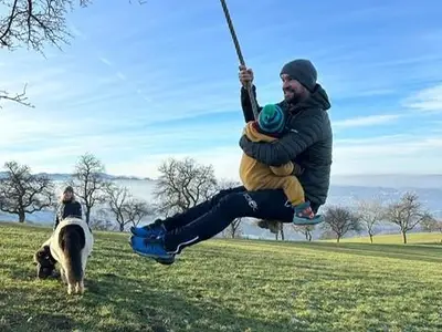 Schaukel am Landhaus Aigner
