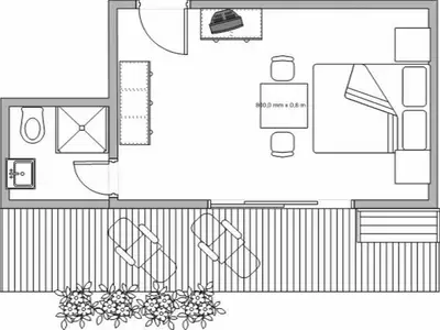 Komfort DZ Grundriss