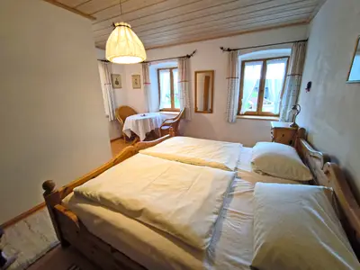 Doppelzimmer Dusche und WC