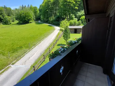 Ausblick vom Balkon