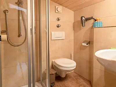 Doppelzimmer Dusche/WC und TV