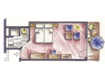 Doppelzimmer für 2 Personen in Bad Birnbach 5/5