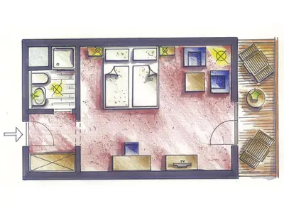 Doppelzimmer für 2 Personen in Bad Birnbach 7/7