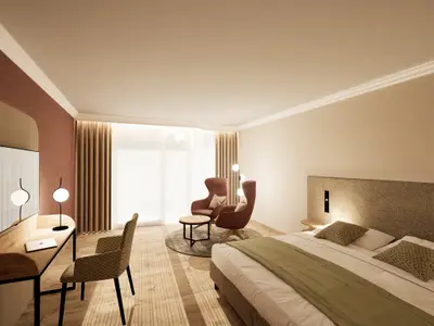 Doppelzimmer für 3 Personen (34 m²) in Bad Birnbach 2/5