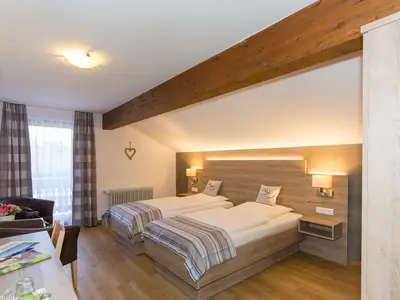 SchlafbereichZweibett-Zimmer