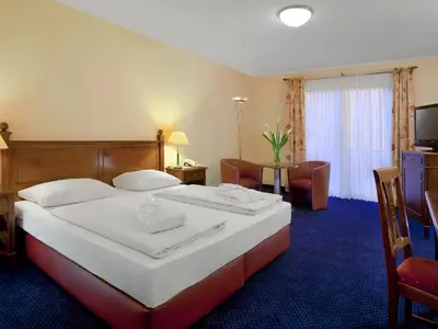 Deluxe Zimmer mit Doppelbett, Golfplatzseite