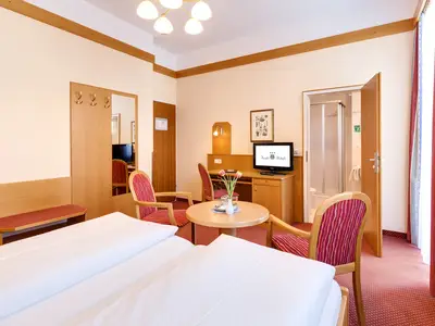 Blick in das Doppelzimmer