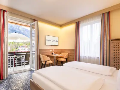 Blick in das Doppelzimmer