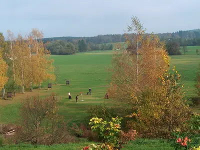Balkonaussicht Blick ins Grüne
