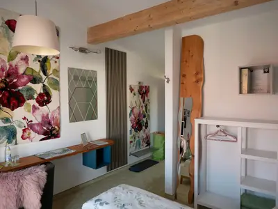 BEDROOM, INSIDE, OUTSIDE