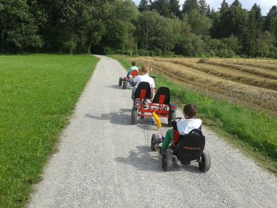 Ausflug mit den Kettcars