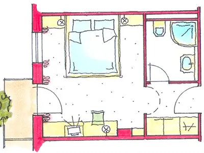 Doppelzimmer für 2 Personen in Bayerbach 8/8