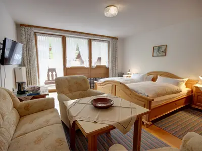 Couch mit Doppelbett