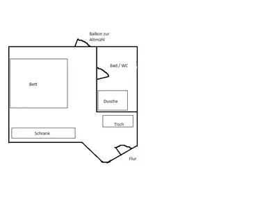 Doppelzimmer für 2 Personen (20 m²) in Beilngries 8/8