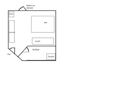 Doppelzimmer für 3 Personen (25 m²) in Beilngries 9/9