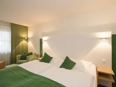 Doppelzimmer mit Ausblick - Doppelbett