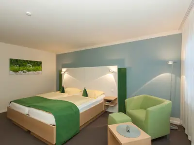 Doppelzimmer mit Ausblick - Doppelbett