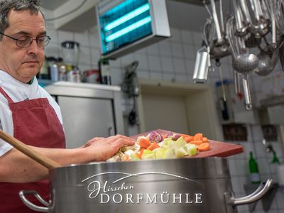 Der Chef bei der Arbeit