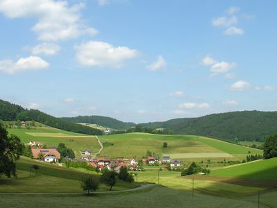 Blick auf Biederbach Dorf