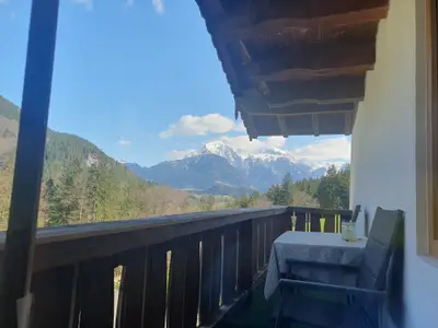 Balkonausblick vom Zimmer