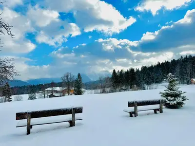 Winterblick Richtung Hoher Göll