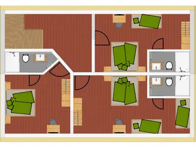 Doppelzimmer für 2 Personen (30 m²) in Colmberg 10/10