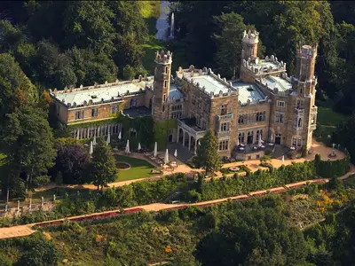 Luftbild Hotel Schloss Eckberg