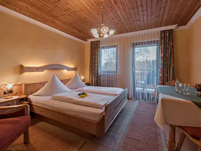 Blick in die Doppelzimmer